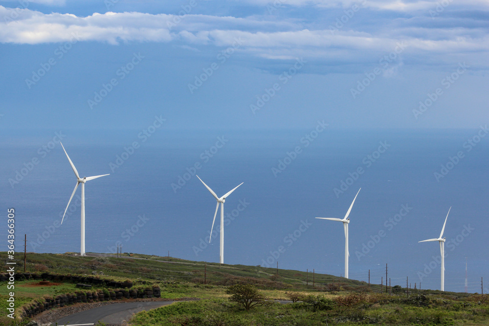 Amazing view of Windmill farm along Piilani Highway in Maui. Amazing view of Windmill farm along Piilani Highway in Maui.