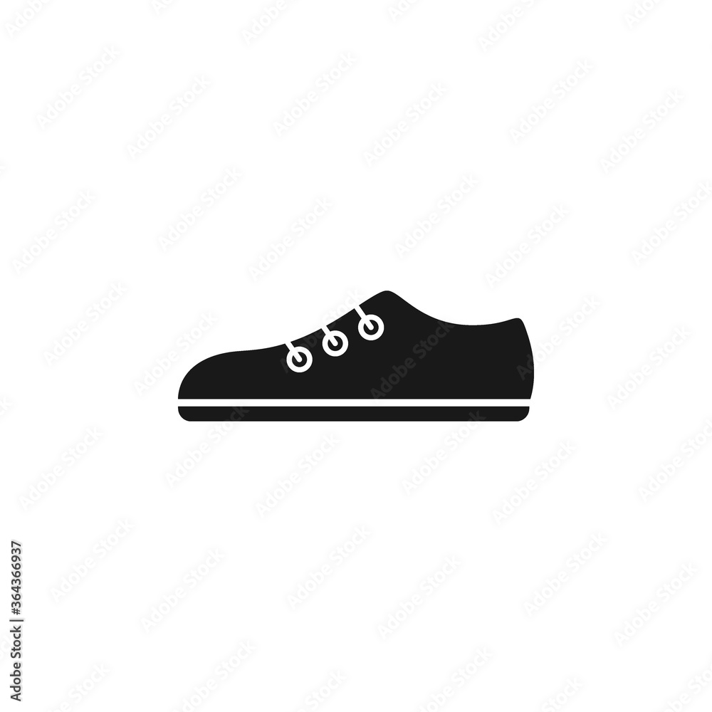 Shoes icon flat vector illustration