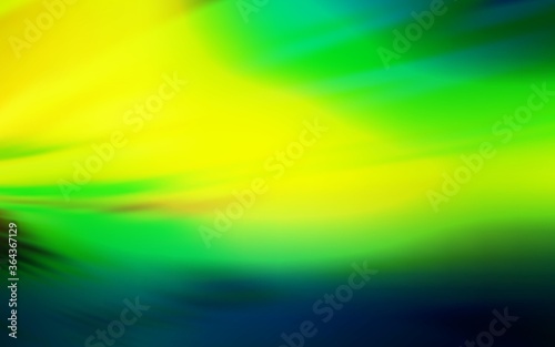 Dark Green, Yellow vector blurred and colored pattern. Colorful illustration in abstract style with gradient. Elegant background for a brand book.