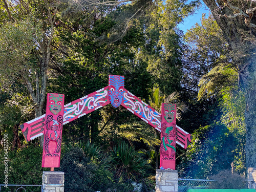 Hukutaia Domain ranks as one of Opotiki's main attractions. It is a 5 hectare remnant of extensive native forest with a Pururi tree important to Maori. photo