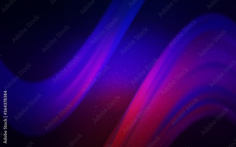 Obraz premium Dark Blue, Red vector background with galaxy stars. Shining colored illustration with bright astronomical stars. Pattern for astrology websites.