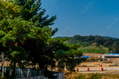 Landscape of construction site © aminkorea