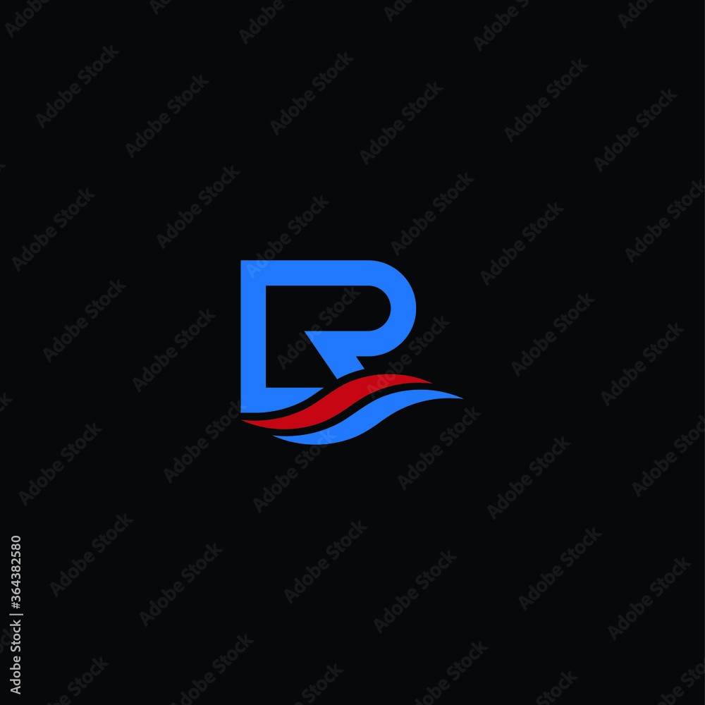 LR or RL letter designs with black or white backgrounds and different ...