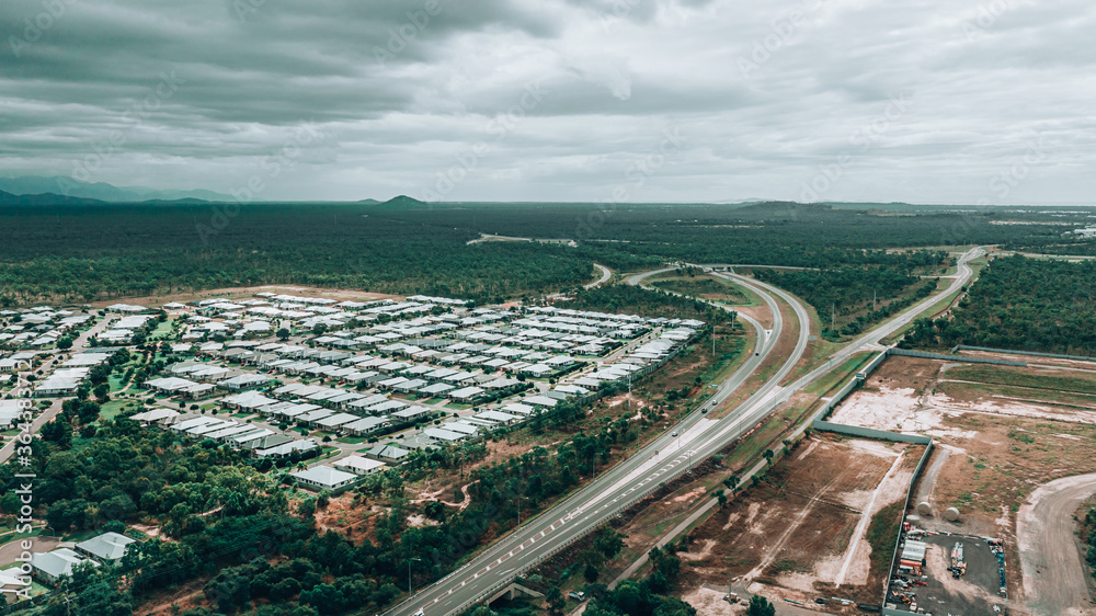 Fototapeta premium Townsville Aerial Landscape