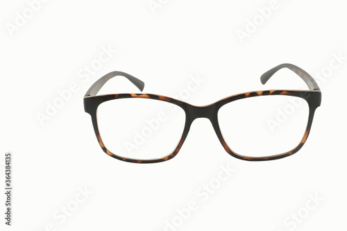 Eye glasses Isolated on white with clipping path.