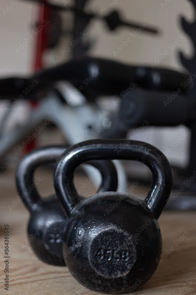 dumbbell weights on the gym floor dumbbell weights on the gym floor