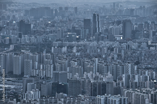 Fototapeta Naklejka Na Ścianę i Meble -  seoul city skyline