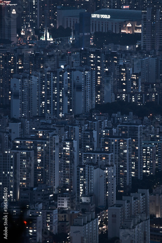 Photography korea seoul city skyline