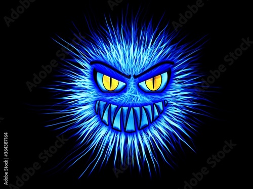 vector illustration of a halloween background