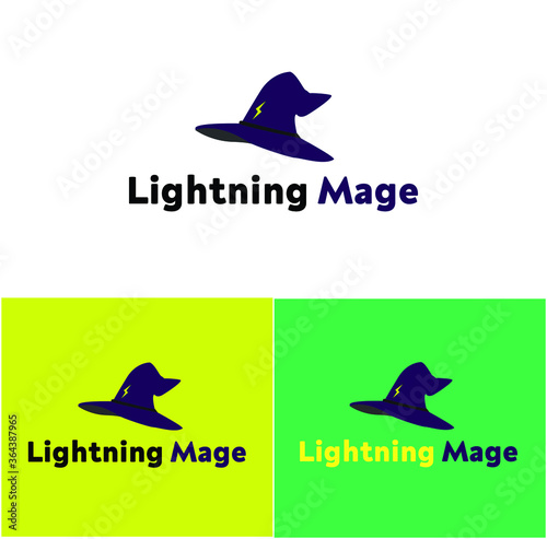Lighting mage hat logo