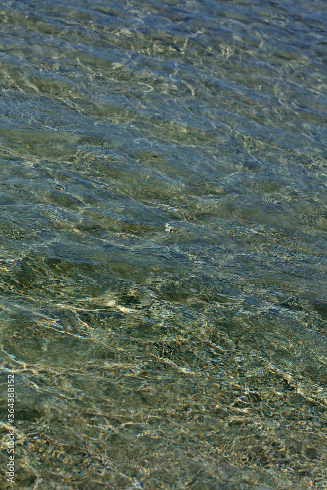 Clean beach crystal water color macro summer background covid-19 falassarna beach modern high quality prints