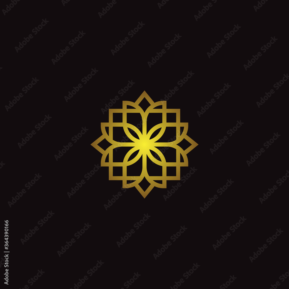 illustration of a minimalist and luxurious logo illustration of a minimalist and luxurious logo