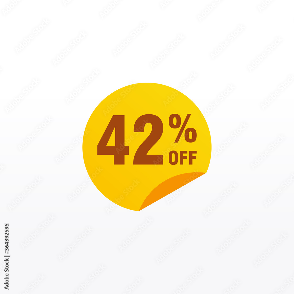 42 discount, Sales Vector badges for Labels, , Stickers, Banners, Tags, Web Stickers, New offer. Discount origami sign banner 42 discount, Sales Vector badges for Labels, , Stickers, Banners, Tags, Web Stickers, New offer. Discount origami sign banner