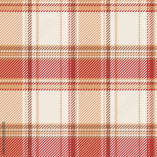 Classical checkered tartan pattern.