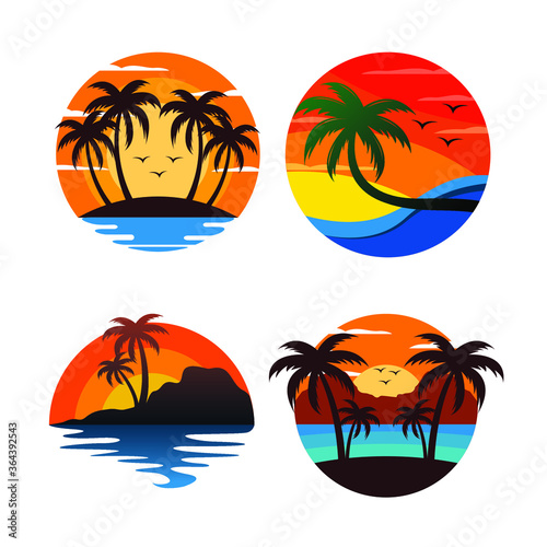 set of summer icons © dydnproject