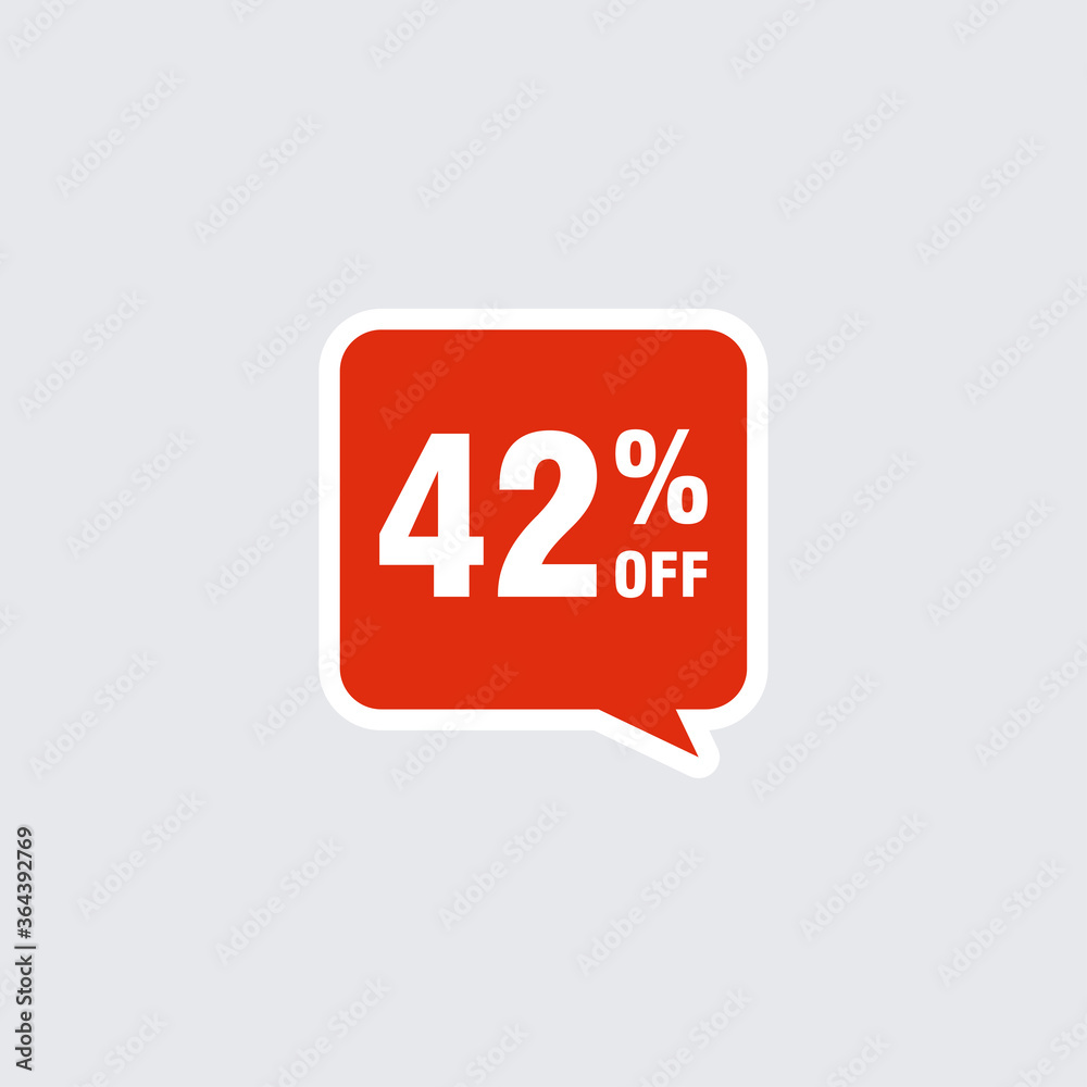 42 discount, Sales Vector badges for Labels, , Stickers, Banners, Tags, Web Stickers, New offer. Discount origami sign banner 42 discount, Sales Vector badges for Labels, , Stickers, Banners, Tags, Web Stickers, New offer. Discount origami sign banner
