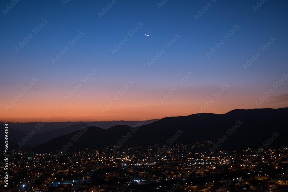 Atardecer lunar