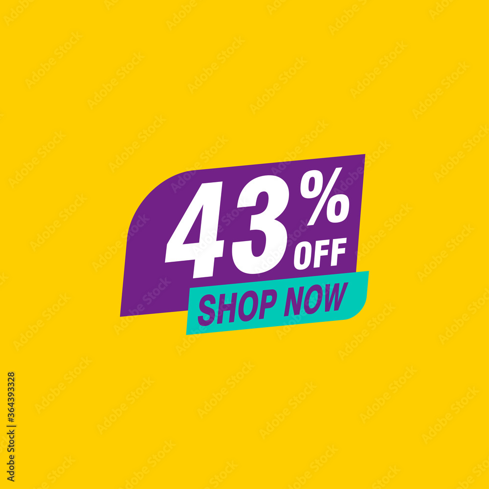 43 discount, Sales Vector badges for Labels, , Stickers, Banners, Tags, Web Stickers, New offer. Discount origami sign banner 43 discount, Sales Vector badges for Labels, , Stickers, Banners, Tags, Web Stickers, New offer. Discount origami sign banner