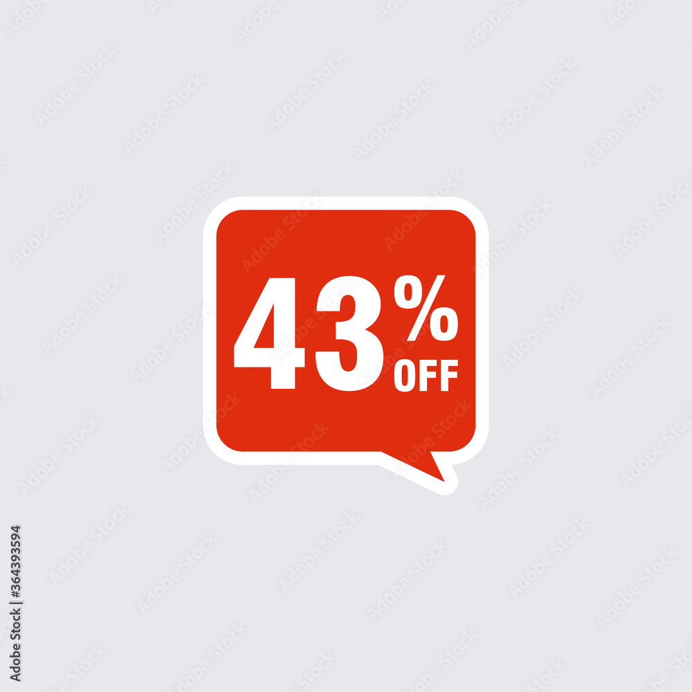 43 discount, Sales Vector badges for Labels, , Stickers, Banners, Tags, Web Stickers, New offer. Discount origami sign banner 43 discount, Sales Vector badges for Labels, , Stickers, Banners, Tags, Web Stickers, New offer. Discount origami sign banner