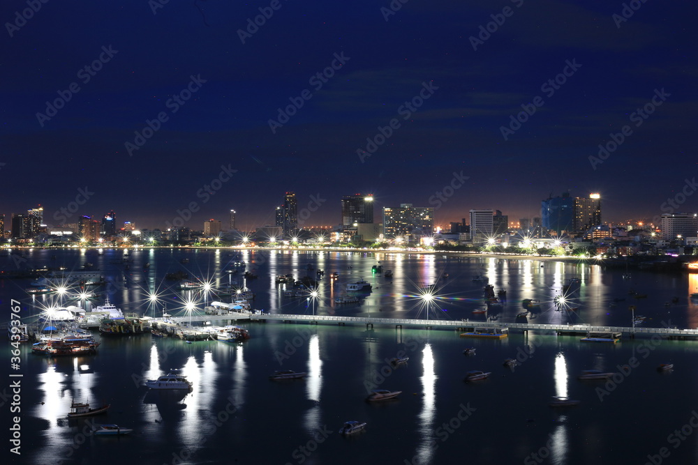 night view of Venice   Pattaya city   