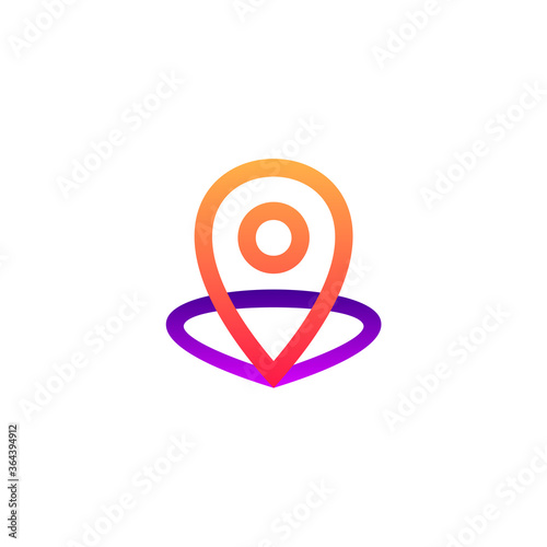 pin for travel logo design