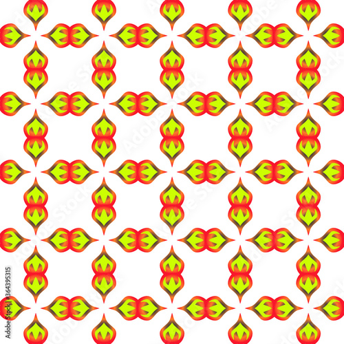 Vector color pattern. Geometric background design for the fabric.Beautiful vintage pattern.