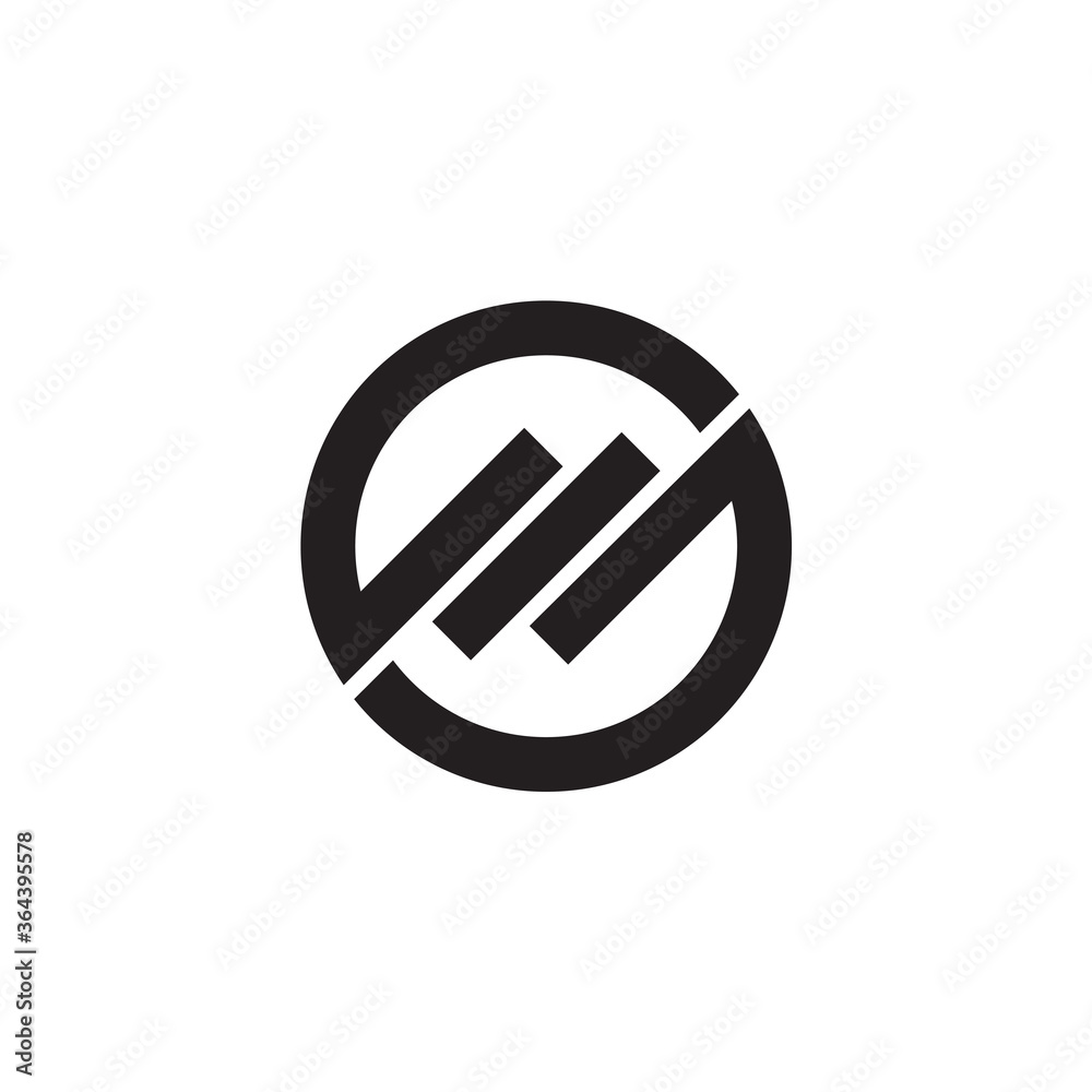 M letter initial logo design template M letter initial logo design template