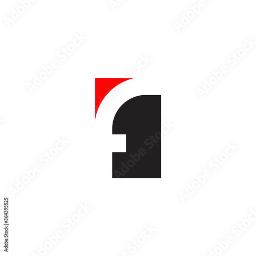 FF initial letter logo design template