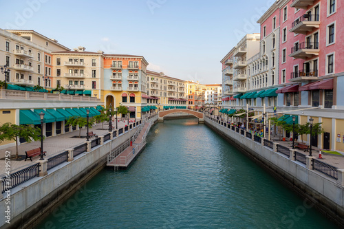 Venice like Qanat Quartier at the Pearl Qatar