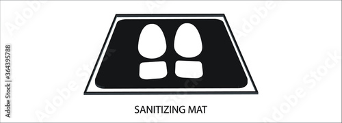 sanitizing mat, disinfection, covid 19, shoe, disinfectant, mat, icon, vector, foot, markings, entrance, button, people, symbol, sign, web, business, internet, 3d, group, blue, person, team, glossy, c