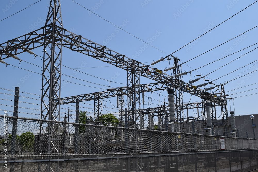屋外変電設備