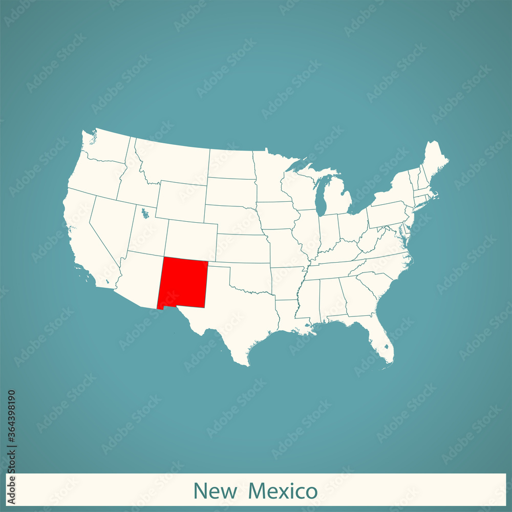 map of New Mexico