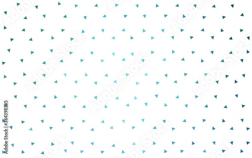 Light BLUE vector  shining triangular background. Colorful illustration in polygonal style with gradient. Brand new style for your business design.