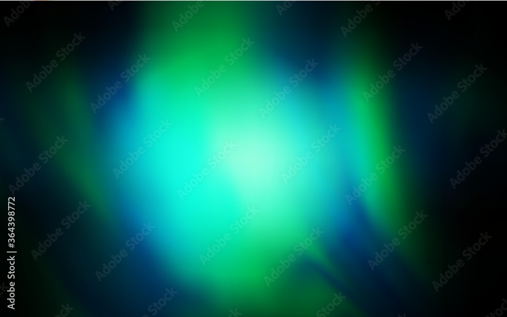Dark Green vector blurred bright pattern. Colorful abstract illustration with gradient. The best blurred design for your business.