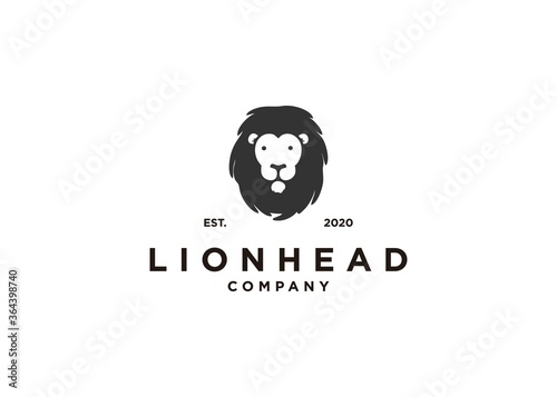 lion logo illustration design