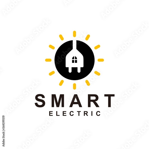 home electricity logo template designs  illustration