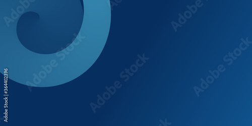 Blue abstract background. Modern abstract blue background with spiral line composition. Luxurious dark blue with spiral circle line background © Roisa