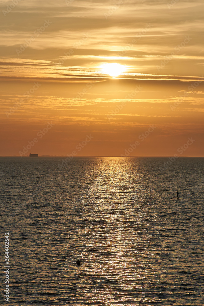 Atlantic Abendsonne