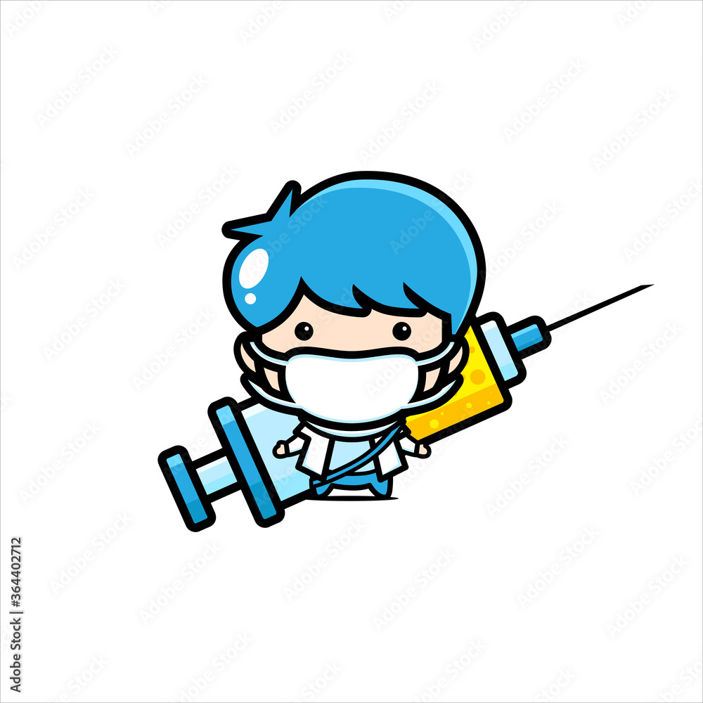 vector design of doctor wearing a mask vector design of doctor wearing a mask