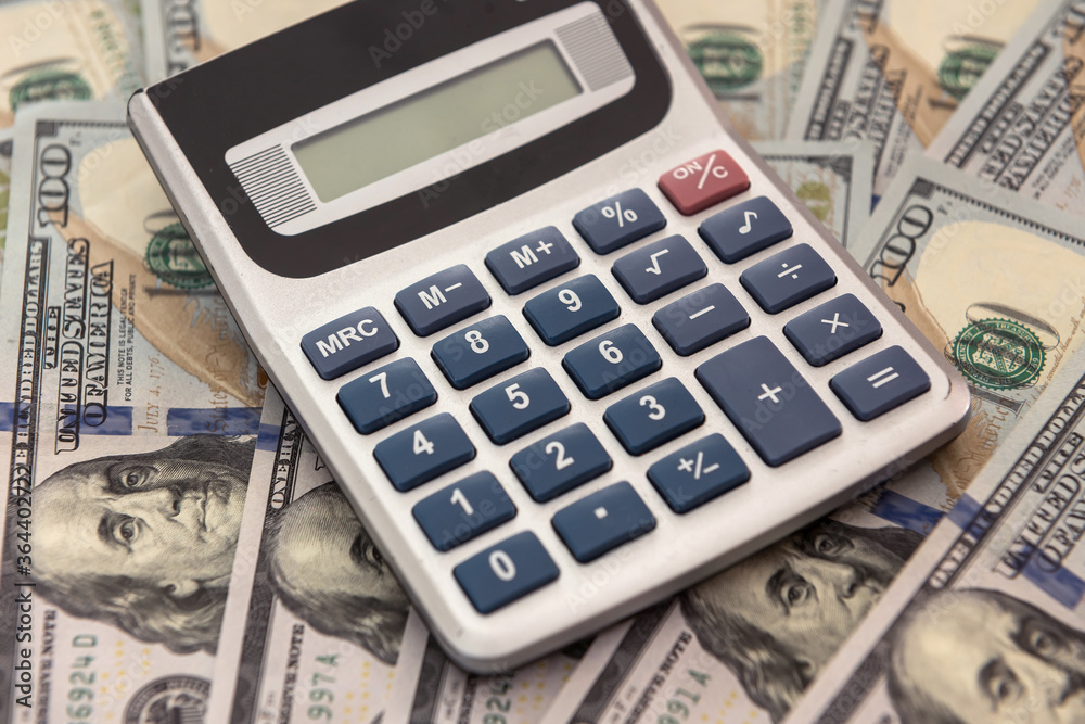save money calculator and dollar bills save money calculator and dollar bills