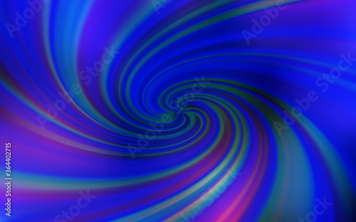 Light BLUE vector backdrop with bent lines. Colorful geometric sample with gradient lines.  Abstract style for your business design.