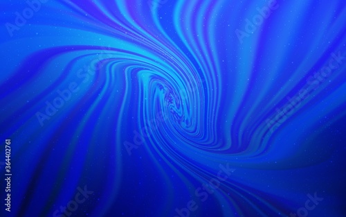 Light BLUE vector texture with milky way stars. Modern abstract illustration with Big Dipper stars. Pattern for astronomy websites.