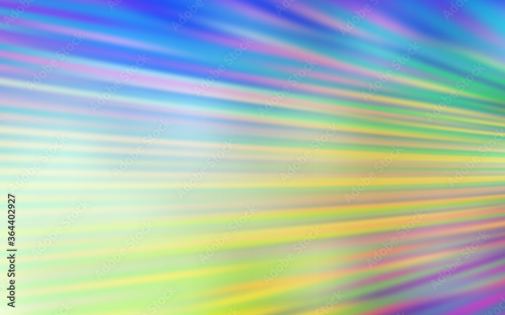 Light Multicolor vector background with straight lines. Lines on blurred abstract background with gradient. Template for your beautiful backgrounds.