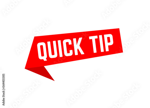 Quick Tip with bubble sign,Quick Tip tag sign