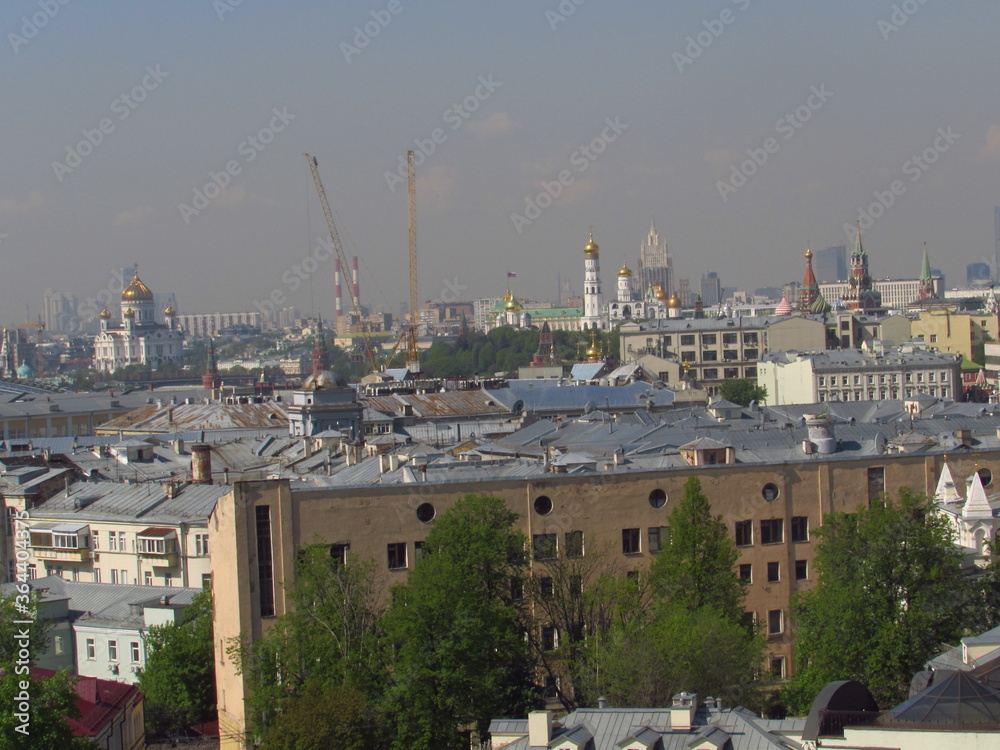 Russia, Moscow City, Center, View from the Roof (14)