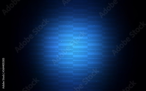 Dark BLUE vector background with stright stripes. Shining colored illustration with sharp stripes. Pattern for ad, booklets, leaflets.
