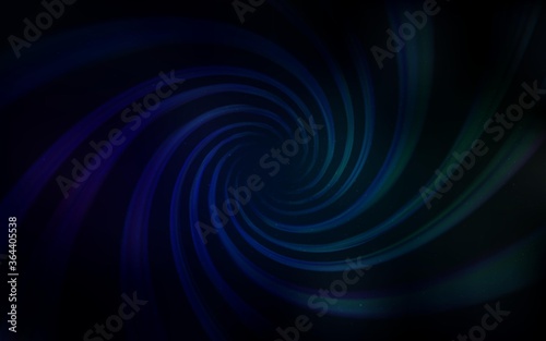 Dark Blue, Green vector background with galaxy stars. Space stars on blurred abstract background with gradient. Pattern for futuristic ad, booklets.