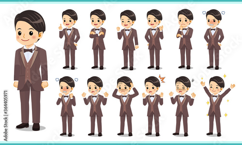 Man_Groom in brown suit