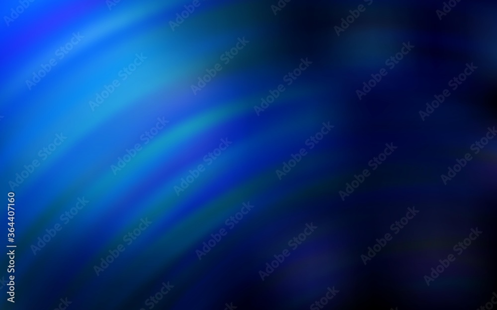 Dark BLUE vector layout with wry lines. Colorful illustration in abstract style with gradient. Template for cell phone screens.