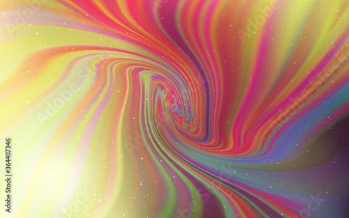 Light Pink, Yellow vector texture with milky way stars. Modern abstract illustration with Big Dipper stars. Pattern for astrology websites.
